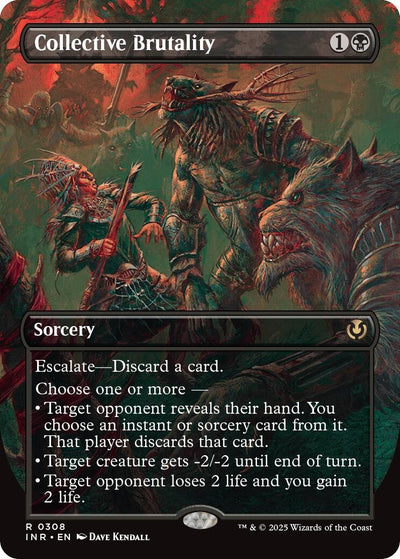 Collective Brutality (Borderless) (308) (Innistrad Remastered)