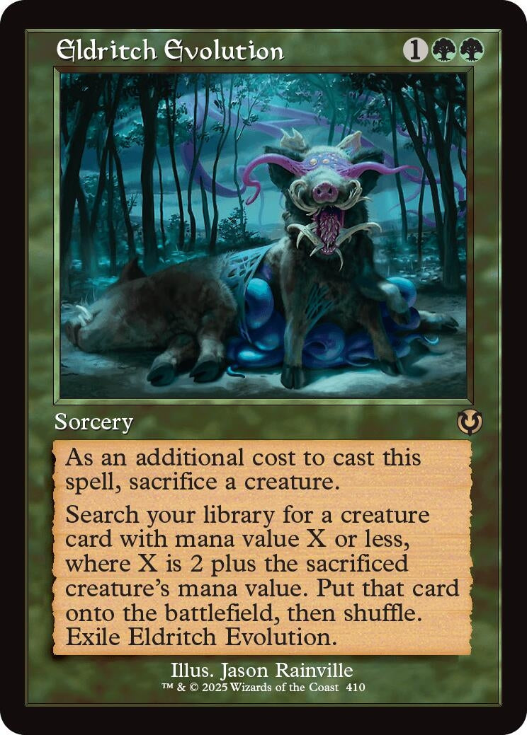 Eldritch Evolution (Retro Frame) (410) (Innistrad Remastered)
