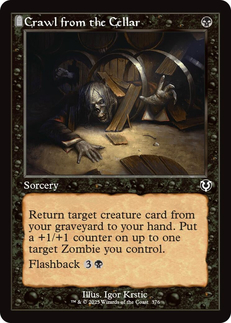 Crawl from the Cellar (Retro Frame) (376) (Innistrad Remastered)