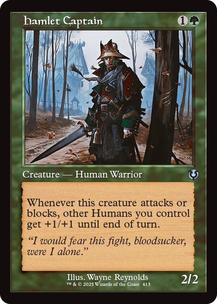 Hamlet Captain (Retro Frame) (413) (Innistrad Remastered)