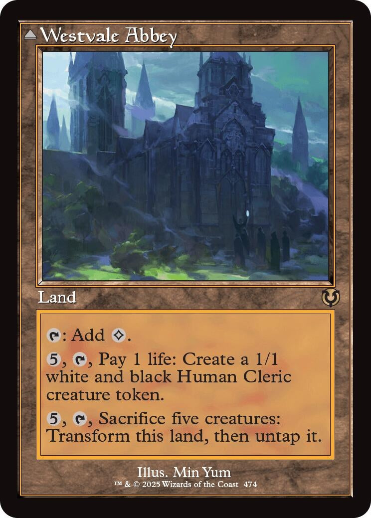Westvale Abbey (Retro Frame) (474) (Innistrad Remastered)
