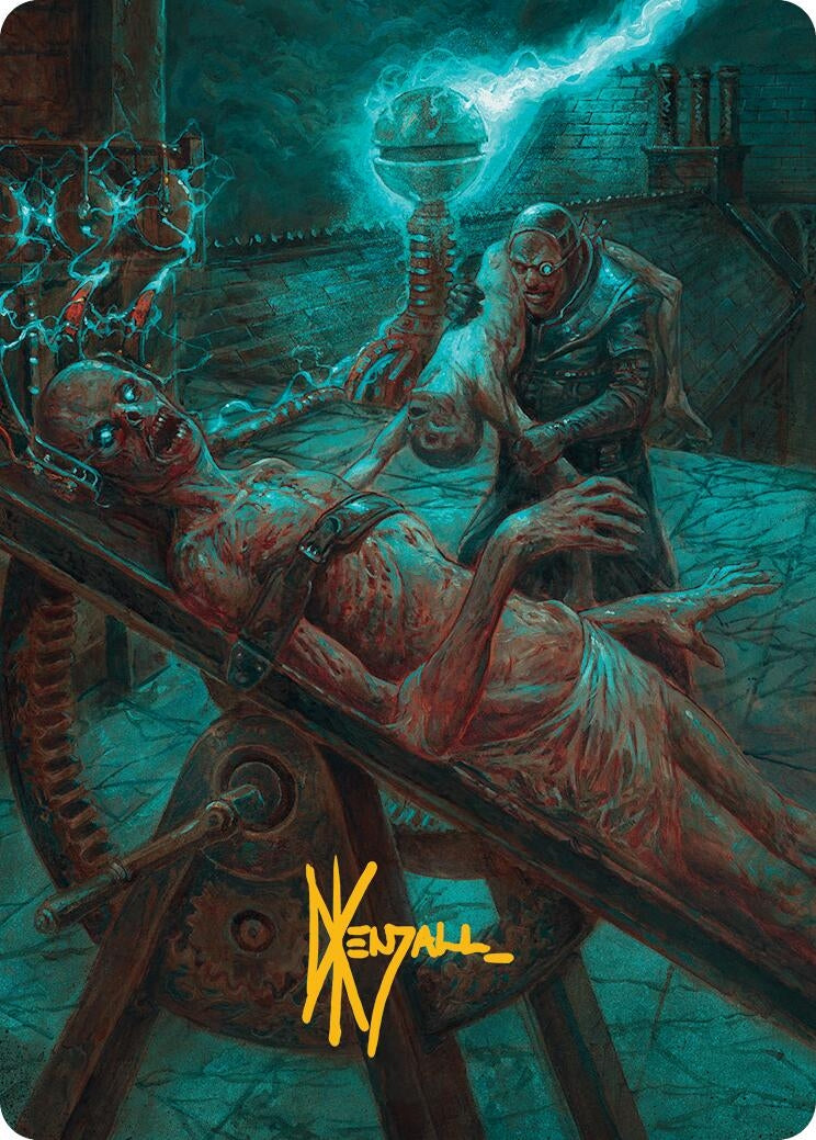 Rooftop Storm Art Card (Gold-Stamped Signature) (8) (Art Series: Innistrad Remastered)