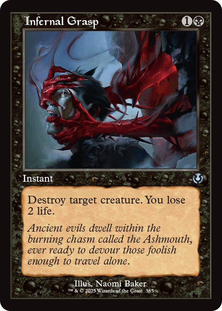 Infernal Grasp (Retro Frame) (385) (Innistrad Remastered)