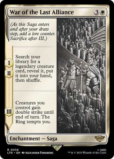 War of the Last Alliance (LTR-036) - The Lord of the Rings: Tales of Middle-earth