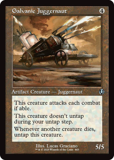 Galvanic Juggernaut (Retro Frame) (443) (Innistrad Remastered)