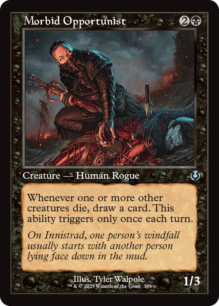Morbid Opportunist (Retro Frame) (388) (Innistrad Remastered)