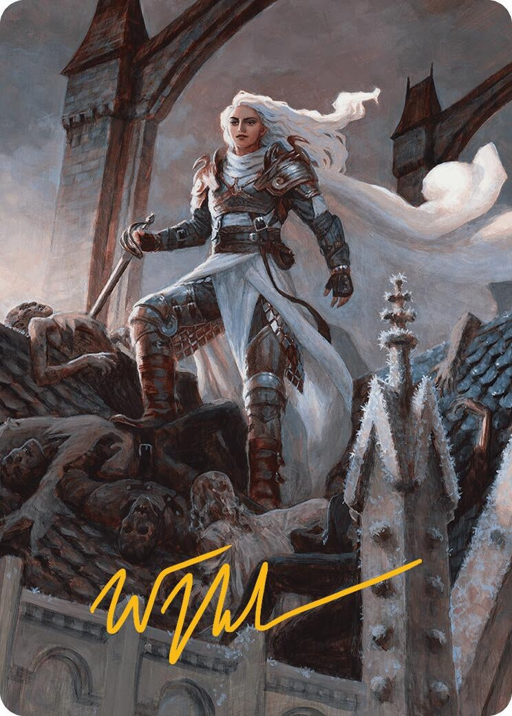 Thalia, Heretic Cathar Art Card (Gold-Stamped Signature) (2) (Art Series: Innistrad Remastered)