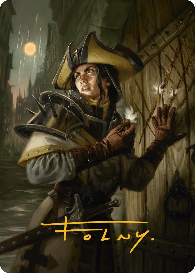 Thraben Inspector Art Card (Gold-Stamped Signature) (3) (Art Series: Innistrad Remastered)
