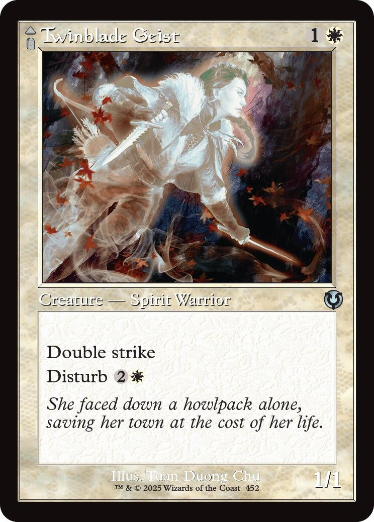 Image for Twinblade Geist (Retro Frame) (452) - Magic: The Gathering
