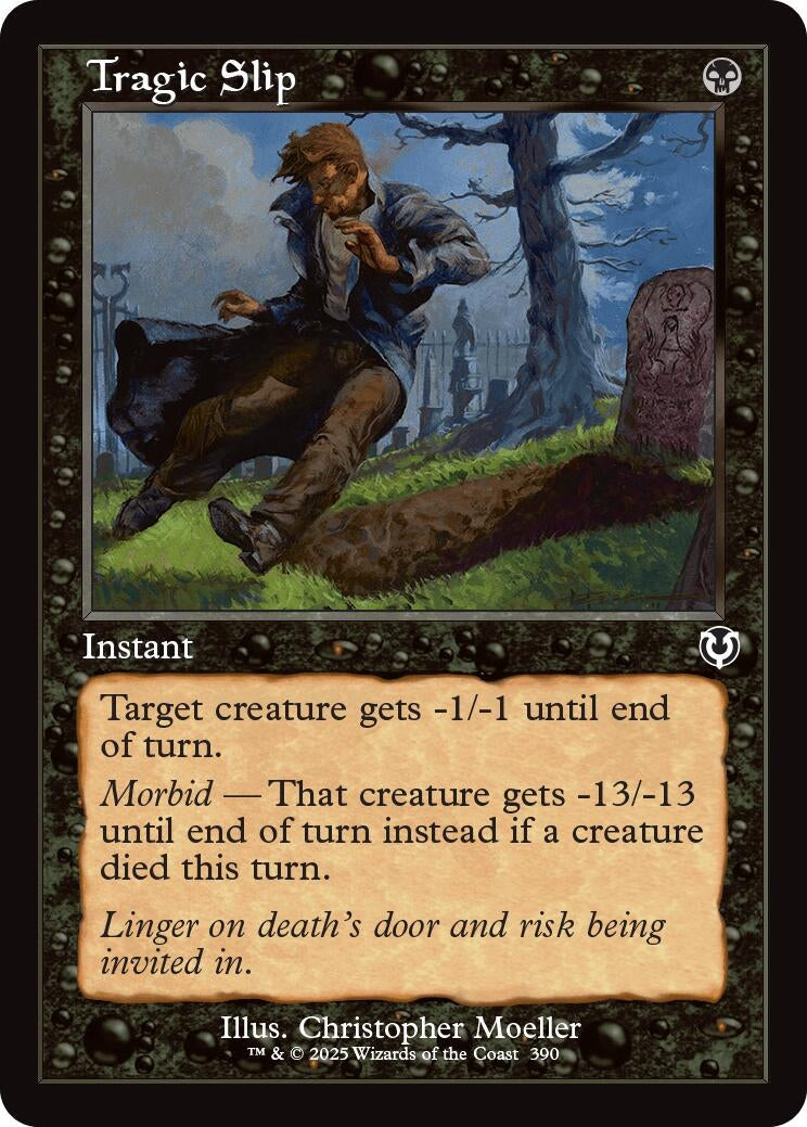 Image for Tragic Slip (Retro Frame) (390) - Magic: The Gathering