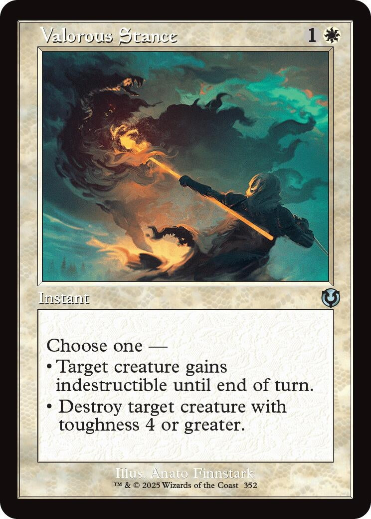 Image for Valorous Stance (Retro Frame) (352) - Magic: The Gathering