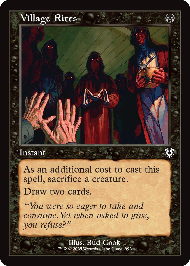 Village Rites (Retro Frame) (392) (Innistrad Remastered)