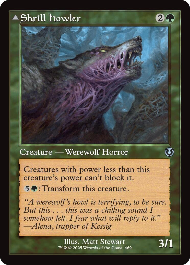 Shrill Howler (Retro Frame) (469) (Innistrad Remastered)