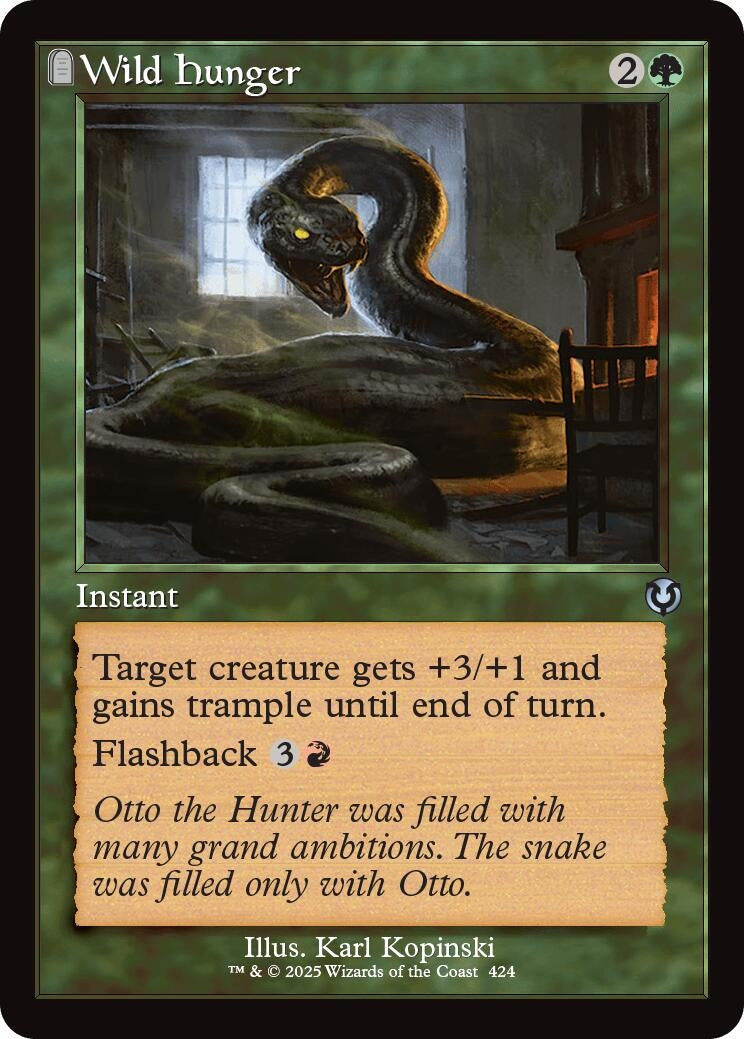 Wild Hunger (Retro Frame) (424) (Innistrad Remastered)