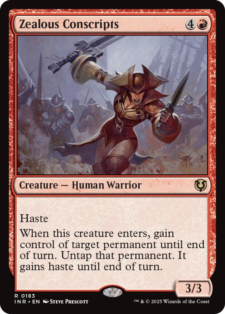 Image for Zealous Conscripts (183) - Magic: The Gathering
