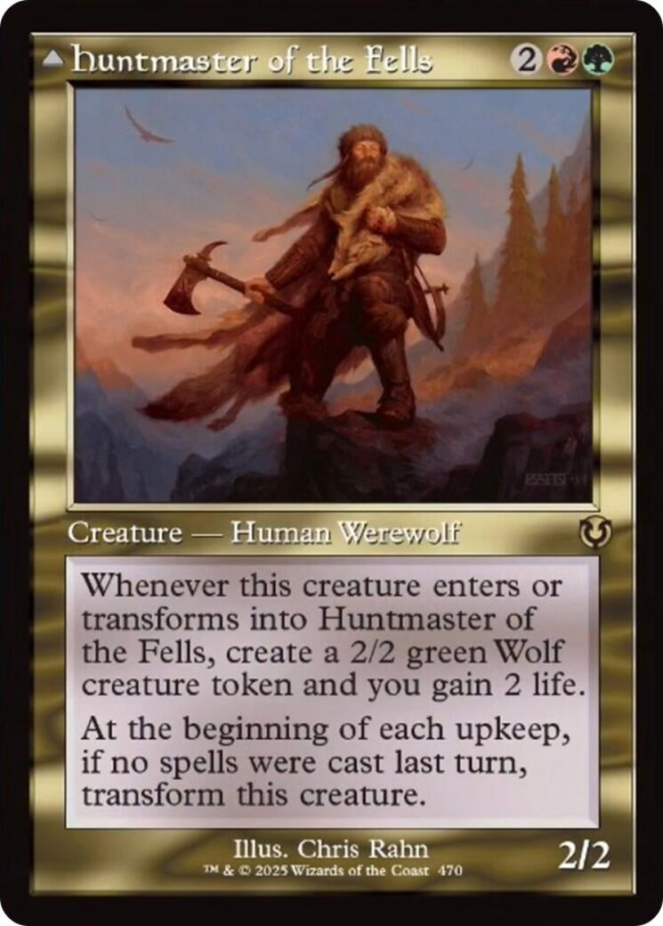 Huntmaster of the Fells (Retro Frame) (470) (Innistrad Remastered)