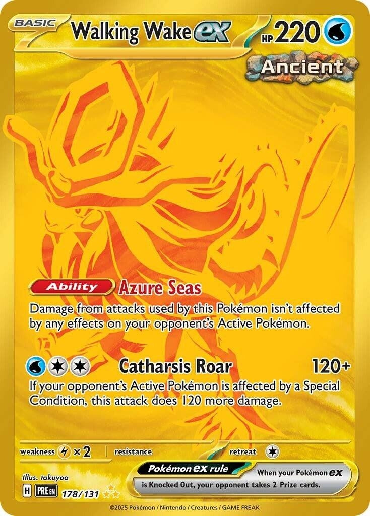 Walking Wake ex (178/131) (SV: Prismatic Evolutions)