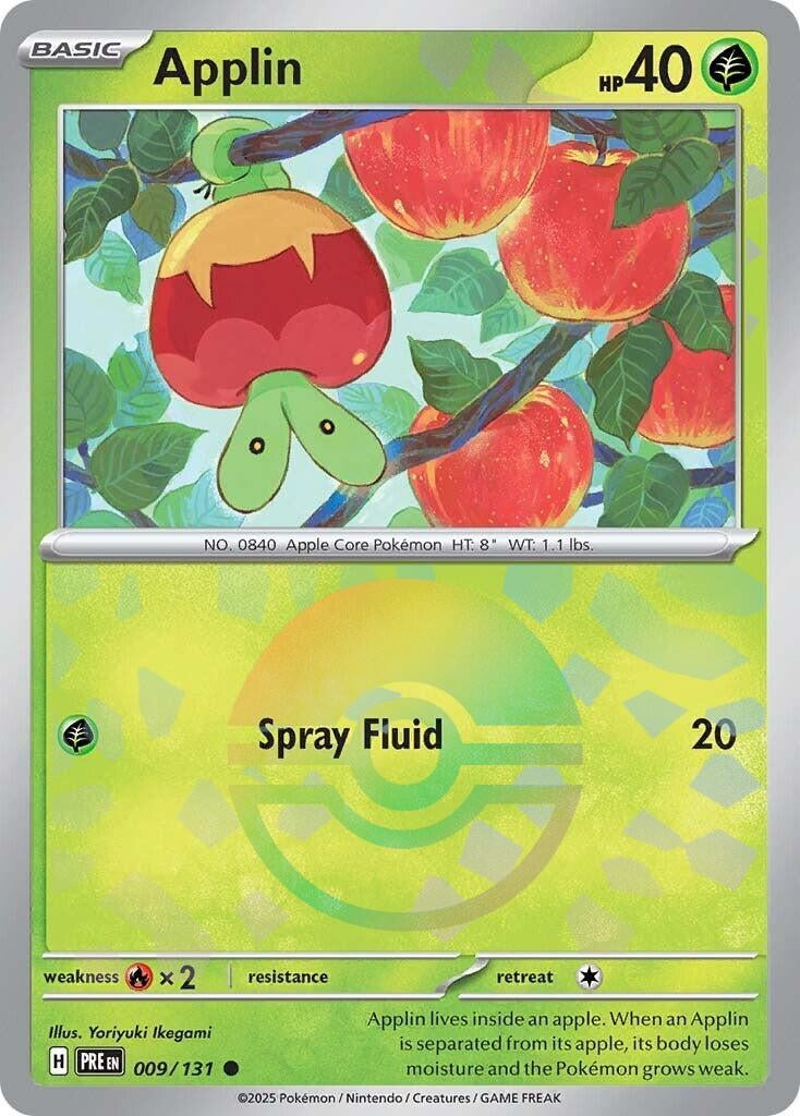 Applin (Poke Ball Pattern) (009/131) (SV: Prismatic Evolutions)