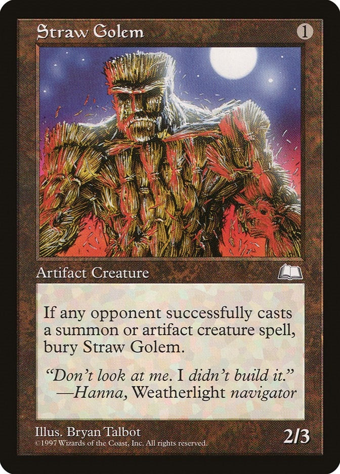 Straw Golem (Weatherlight)
