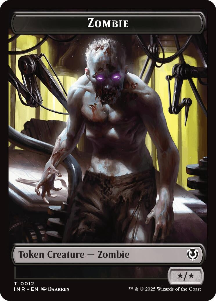 Image for Zombie (0011) // Zombie (0012) Double-Sided Token (11 // 12) - Magic: The Gathering