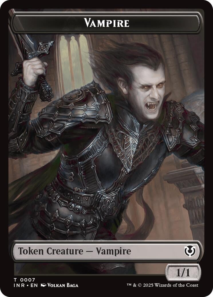 Image for Vampire (0007) // Vampire (0008) Double-Sided Token (7 // 8) - Magic: The Gathering
