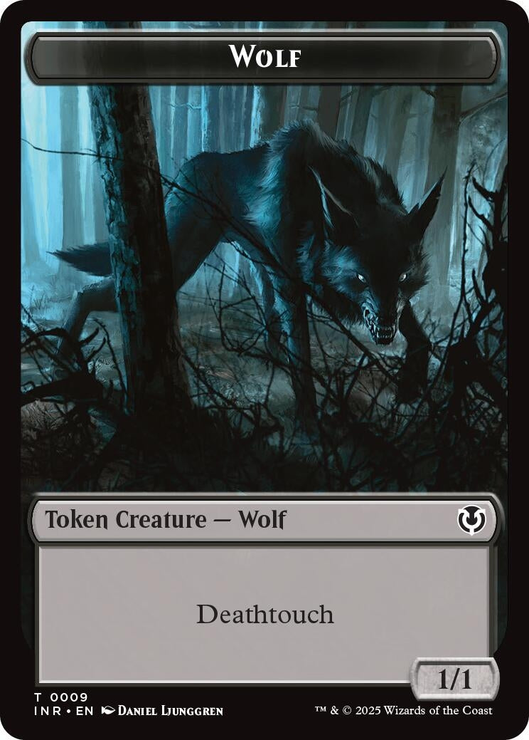 Image for Wolf (0009) // Wolf (0018) Double-Sided Token (9 // 18) - Magic: The Gathering