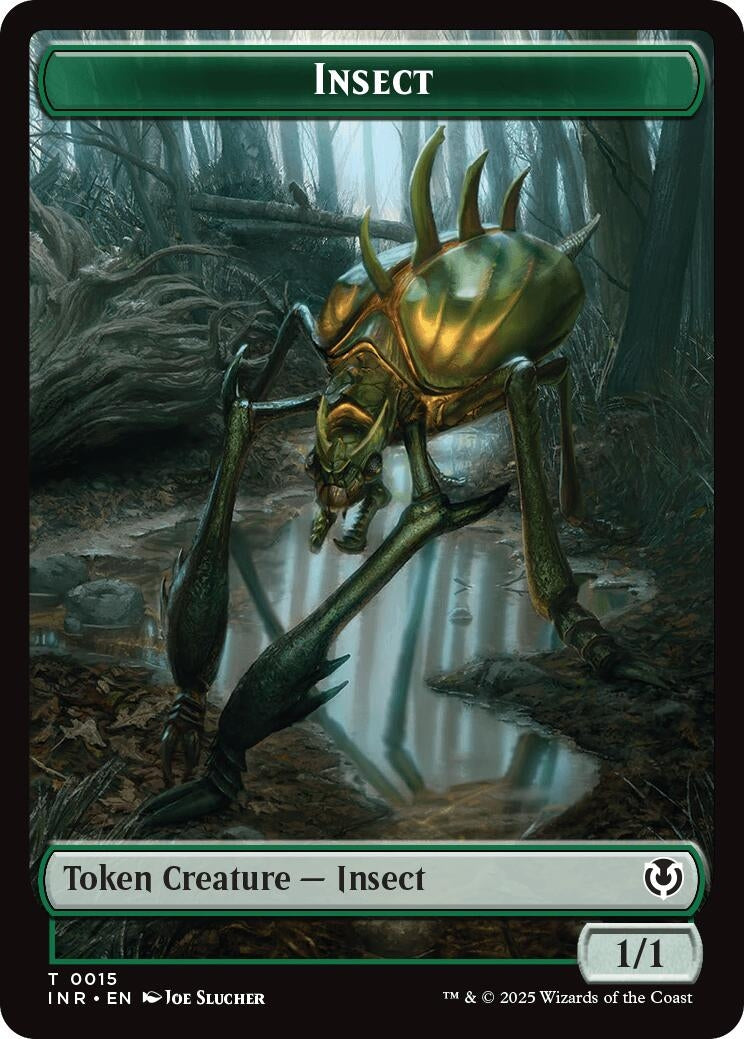 Insect // Spider Double-Sided Token (15 // 16) (Innistrad Remastered)