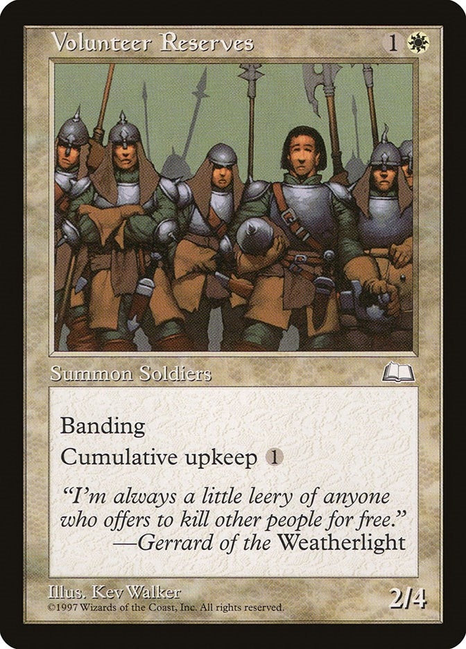 Volunteer Reserves (Weatherlight)