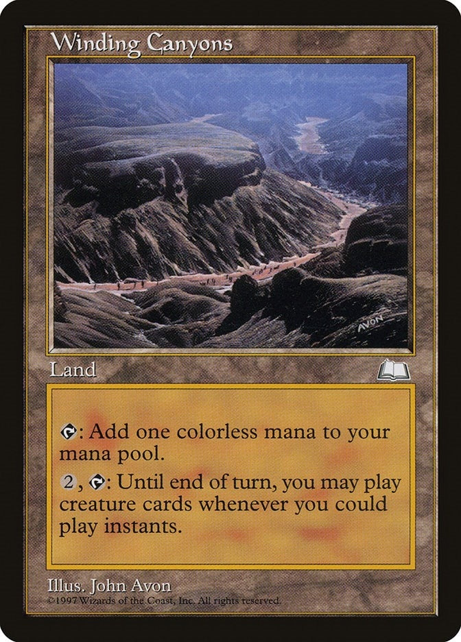 Image for Winding Canyons - Magic: The Gathering