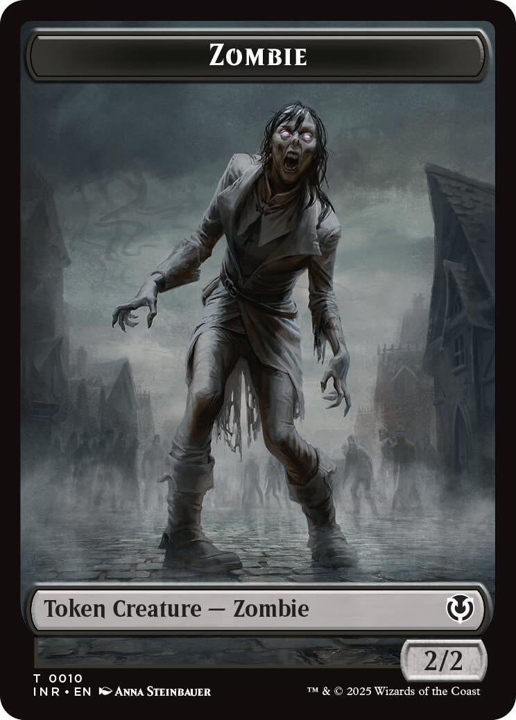 Image for Zombie (0010) // Blood Double-Sided Token (10 // 21) - Magic: The Gathering