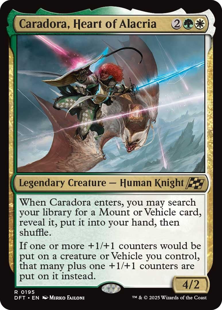 Image for Caradora, Heart of Alacria (195) (Aetherdrift) - Magic: The Gathering