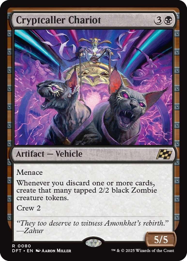 Image for Cryptcaller Chariot (80) (Aetherdrift) - Magic: The Gathering