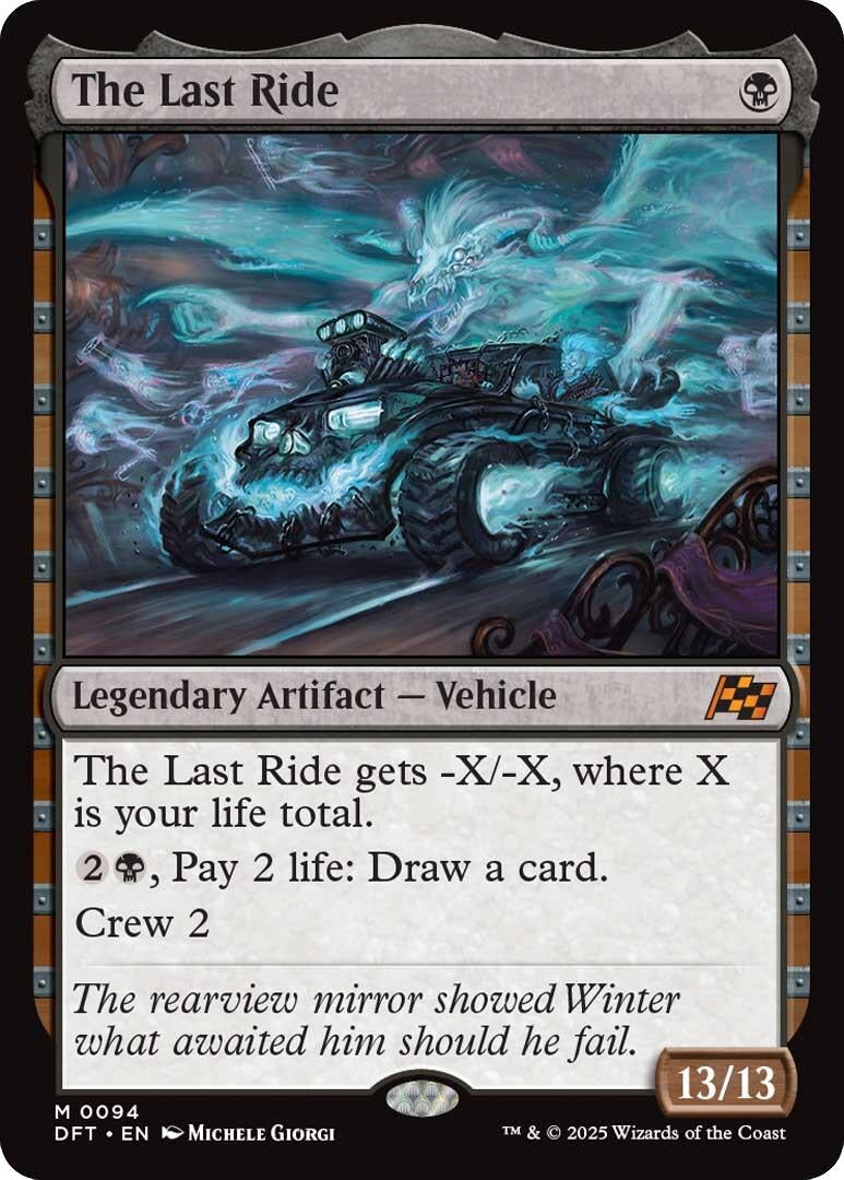 Image for The Last Ride (94) (Aetherdrift) - Magic: The Gathering