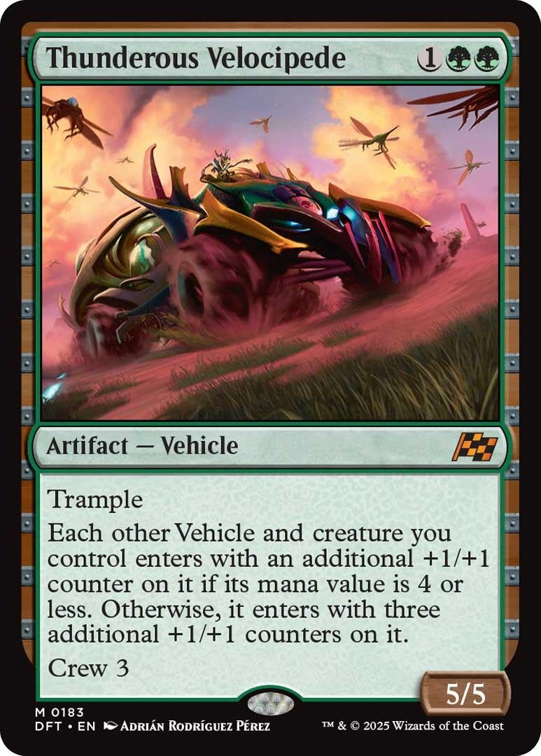 Image for Thunderous Velocipede (183) (Aetherdrift) - Magic: The Gathering