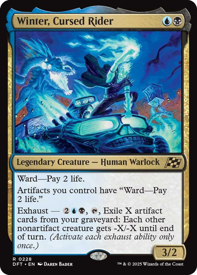 Image for Winter, Cursed Rider (228) (Aetherdrift) - Magic: The Gathering
