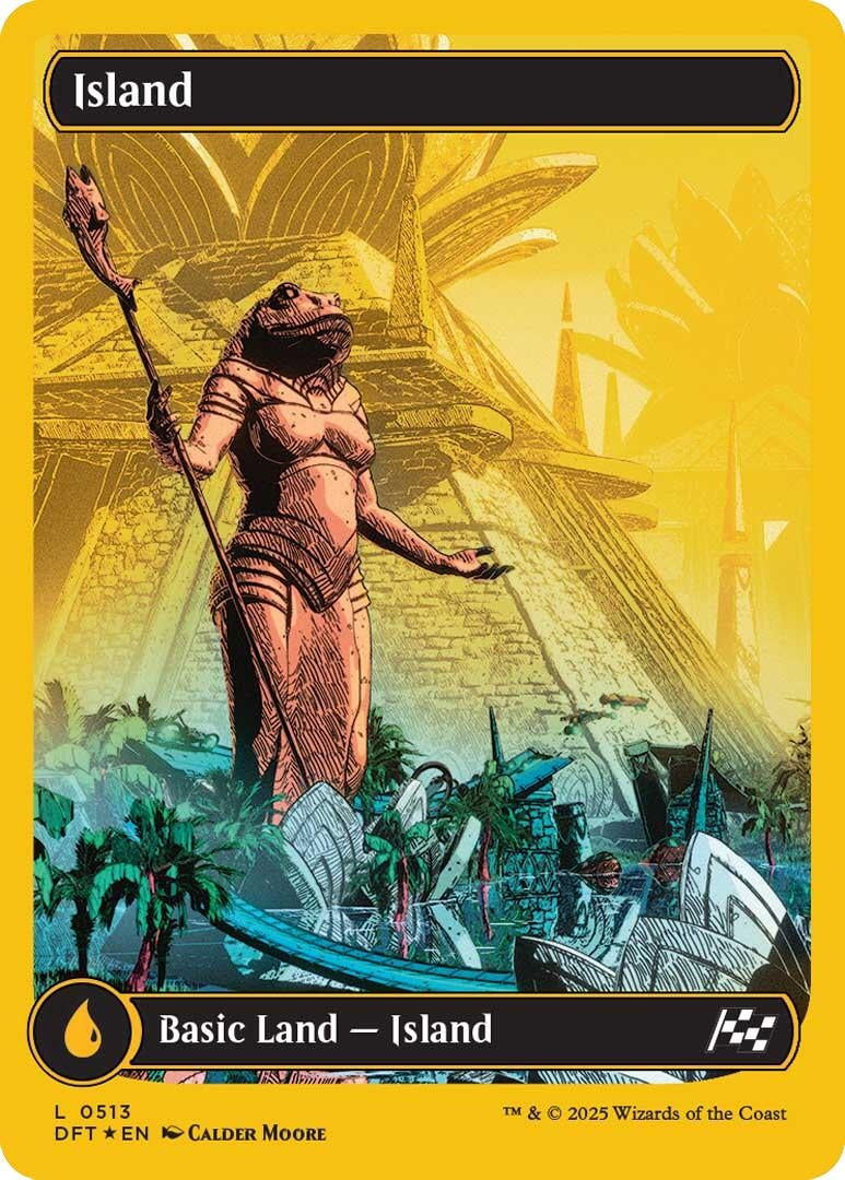 Island (0513) (First-Place Foil) (513) (Aetherdrift)
