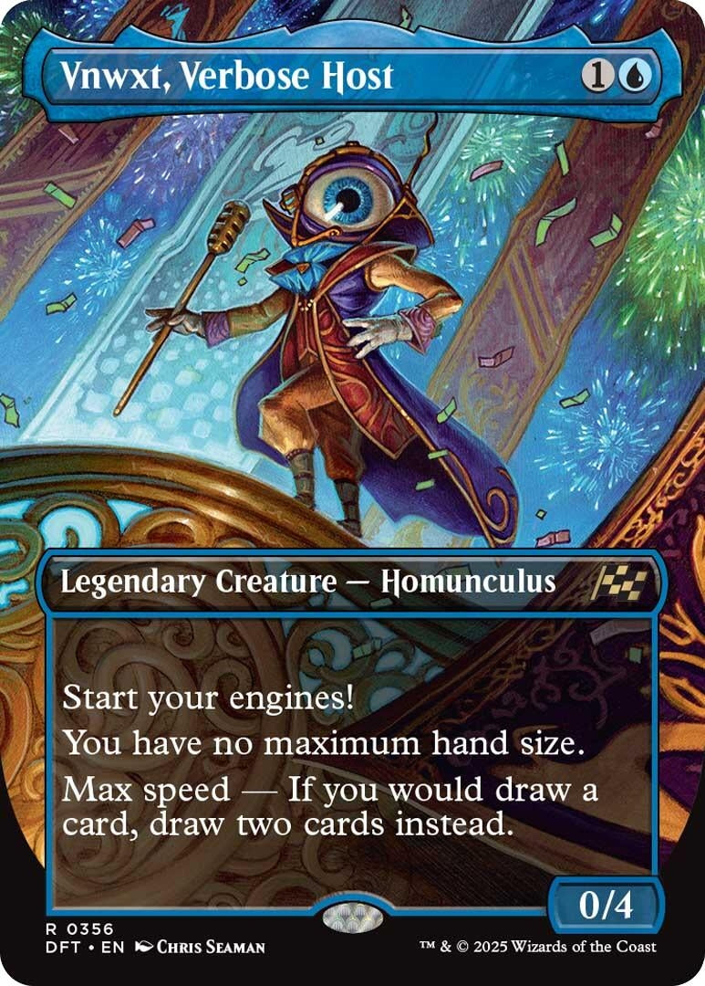 Image for Vnwxt, Verbose Host (Borderless) (356) (Aetherdrift) - Magic: The Gathering