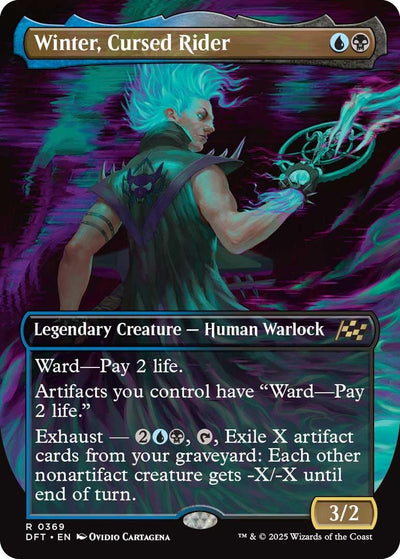 Winter, Cursed Rider (Borderless) (369) (Aetherdrift)