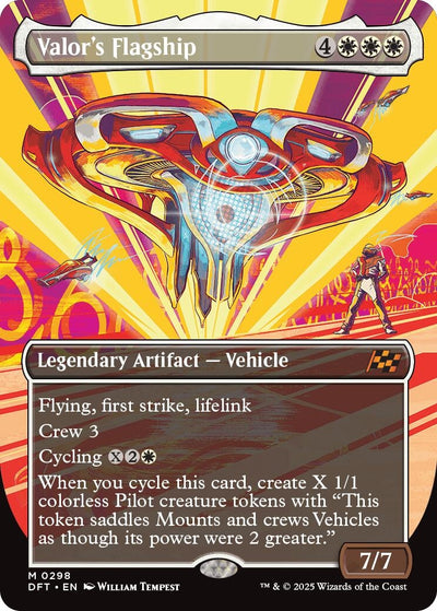 Valor's Flagship (Borderless) (298) (Aetherdrift)