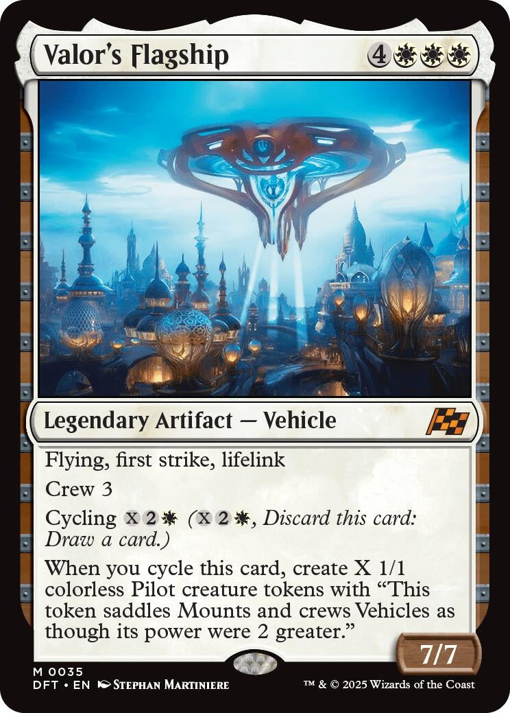 Image for Valor's Flagship (35) (Aetherdrift) - Magic: The Gathering