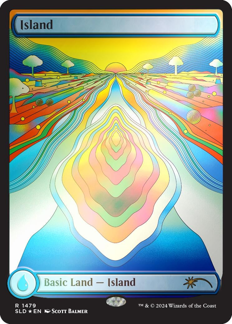 Island (1479) (Rainbow Foil) (1479) (Secret Lair Drop Series)