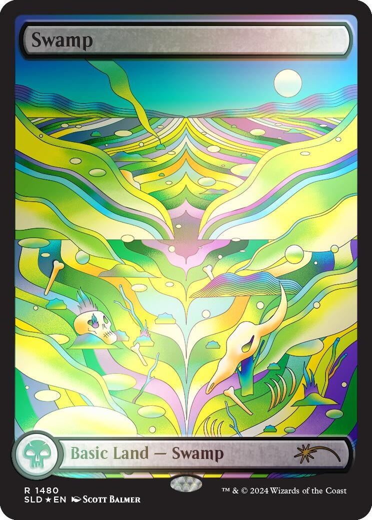 Swamp (1480) (Rainbow Foil) (1480) (Secret Lair Drop Series)