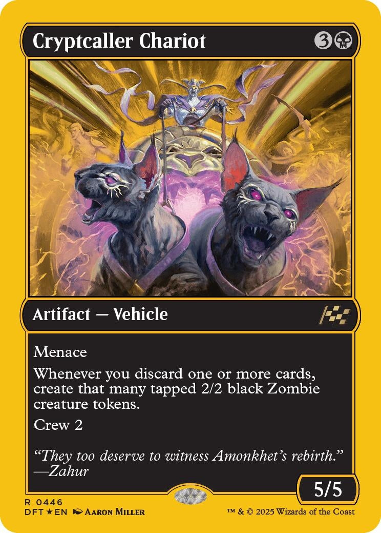 Cryptcaller Chariot (First-Place Foil) (446) (Aetherdrift)