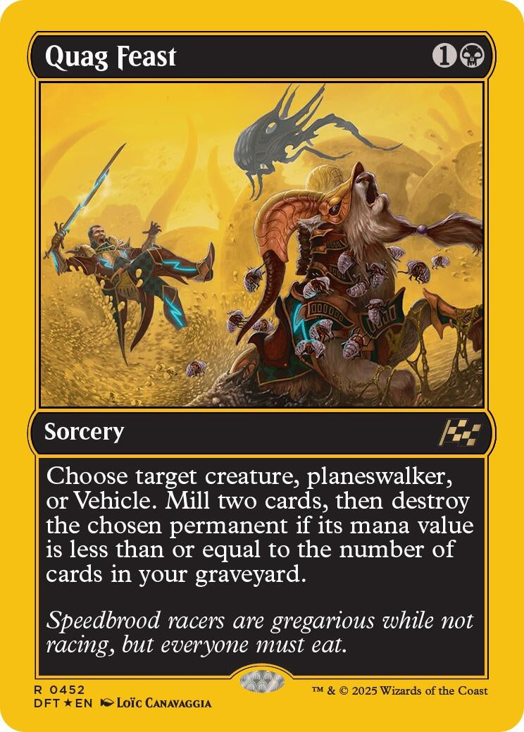 Quag Feast (First-Place Foil) (452) (Aetherdrift)