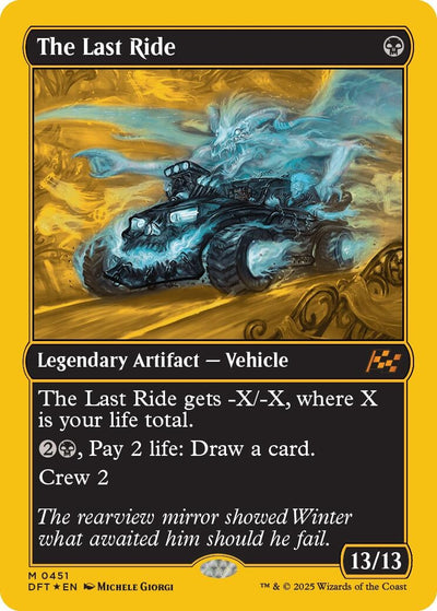 The Last Ride (First-Place Foil) (451) (Aetherdrift)