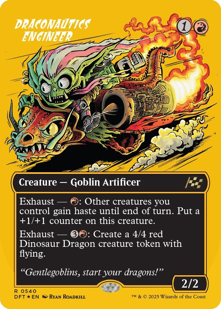 Draconautics Engineer (Borderless) (First-Place Foil) (540) (Aetherdrift)