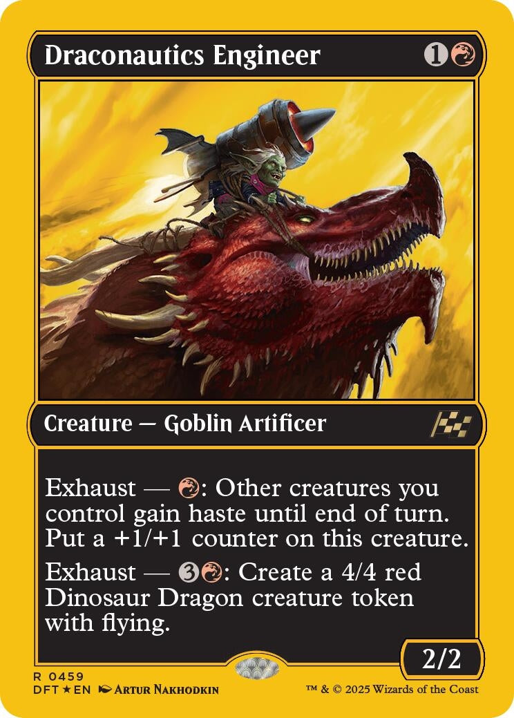 Draconautics Engineer (First-Place Foil) (459) (Aetherdrift)
