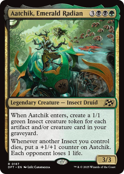 Aatchik, Emerald Radian (187) (Aetherdrift)