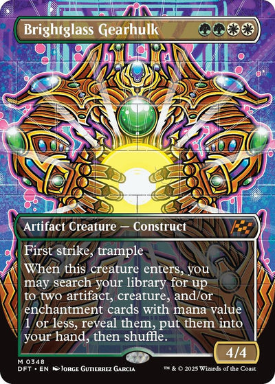 Brightglass Gearhulk (Borderless) (348) (Aetherdrift)