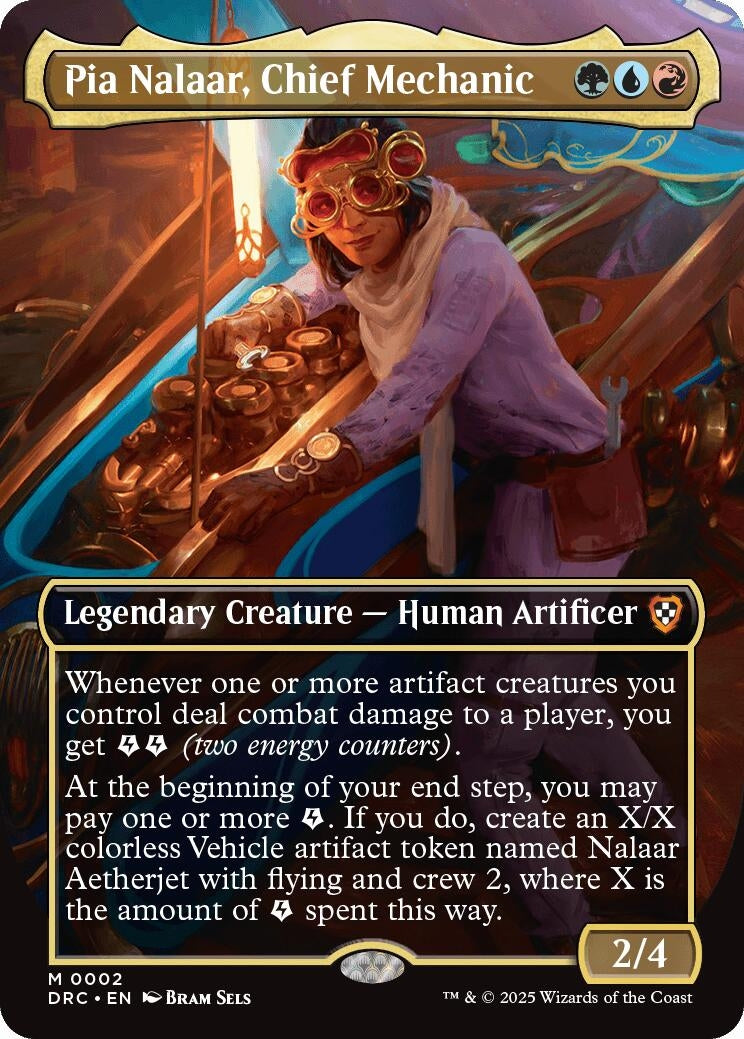 Pia Nalaar, Chief Mechanic (Borderless) (2) (Commander: Aetherdrift)